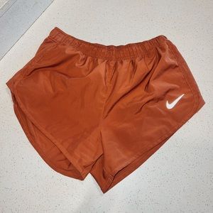 Burnt Orange Nike Running Shorts